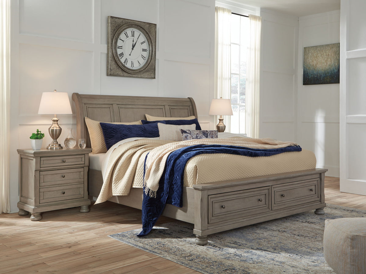 Lettner - Sleigh Bed by Ashley – view 7