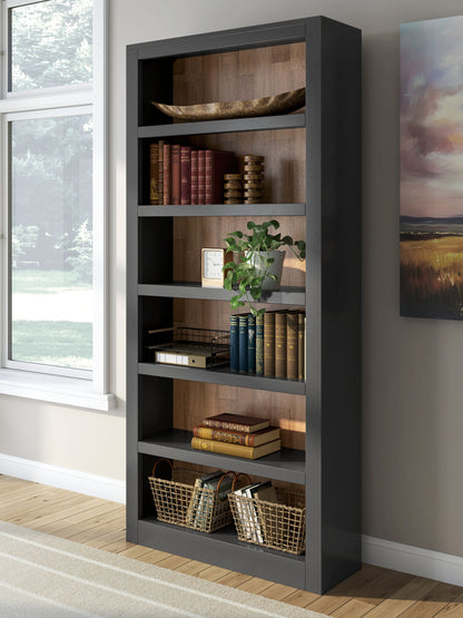 Wildenauer - Bookcase - Brown / Black by Ashley – view 3