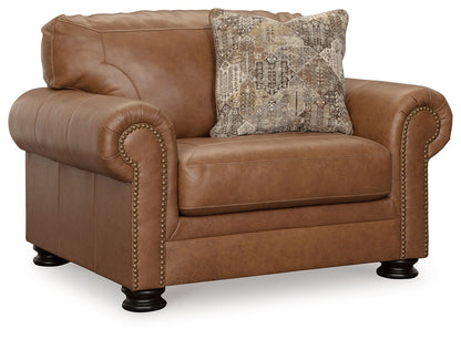 Carianna - Chair And A Half - Caramel by Ashley – Arm Chairs