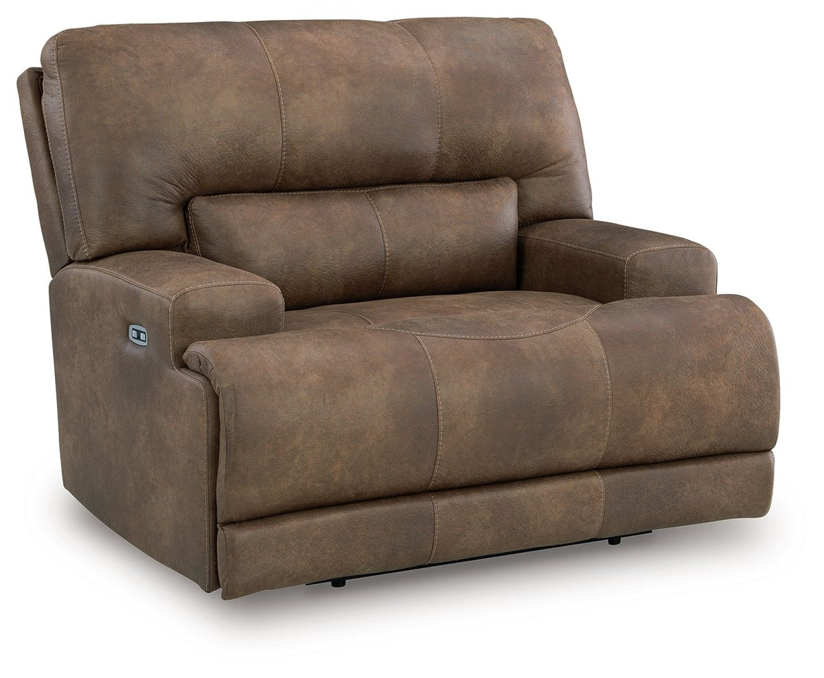 Beckley Place - Power Recliner With Adjustable Headrest - Earth by Ashley – Reclining Chairs
