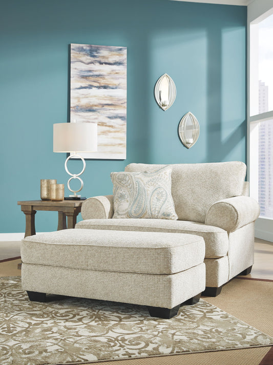 Monaghan - Living Room Set by Ashley – Stationary Chair & Ottoman