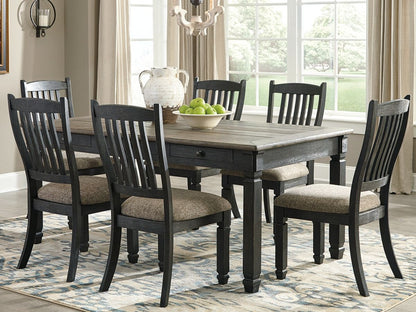Tyler Creek - Rectangular Dining Room Table - Black / Gray by Ashley – view 3