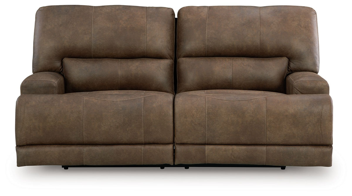 Beckley Place - 2 Seat Power Reclining Sofa With Adjustable Headrest - Earth by Ashley – view 4
