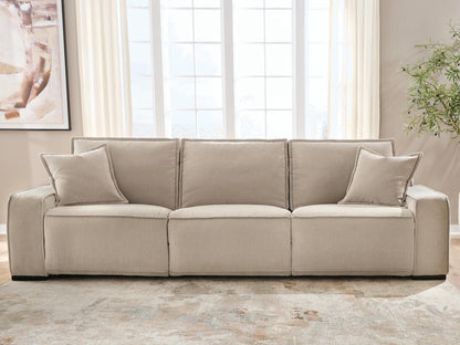 Carceri - 3-Piece Power Sectional Reclining Sofa With Armless Power Recliner - Cashmere – view 3
