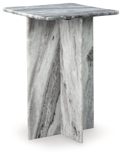 Keithwell - Square Accent Table - Gray by Ashley – Accent Tables