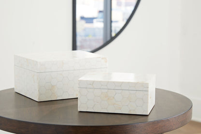Aldenburg - Box Set (Set of 2) - Cream by Ashley – view 3