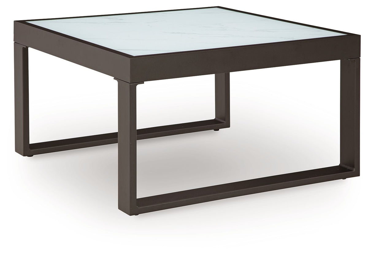 Beachloft - Square Cocktail Table - Black / Gray by Ashley – Coffee Tables