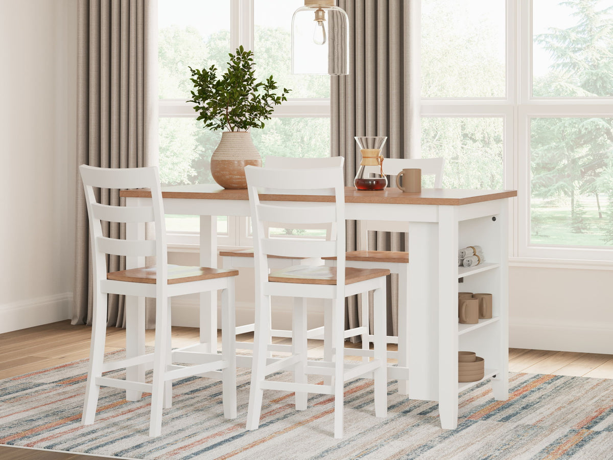 Gesthaven - Rectangular Dining Room Counter Set by Ashley – view 3