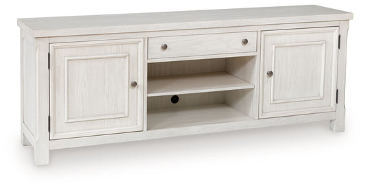 Robbinsdale - Extra Large TV Stand - Antique White by Ashley – TV Stands