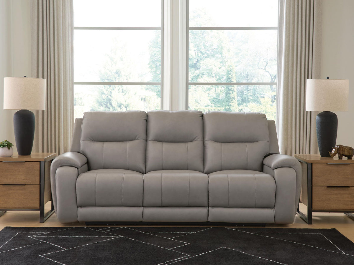 Real Moments - Power Reclining Sofa With Audio Seating - Ash by Ashley – view 3