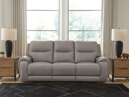 Real Moments - Power Reclining Sofa With Audio Seating - Ash by Ashley – view 3