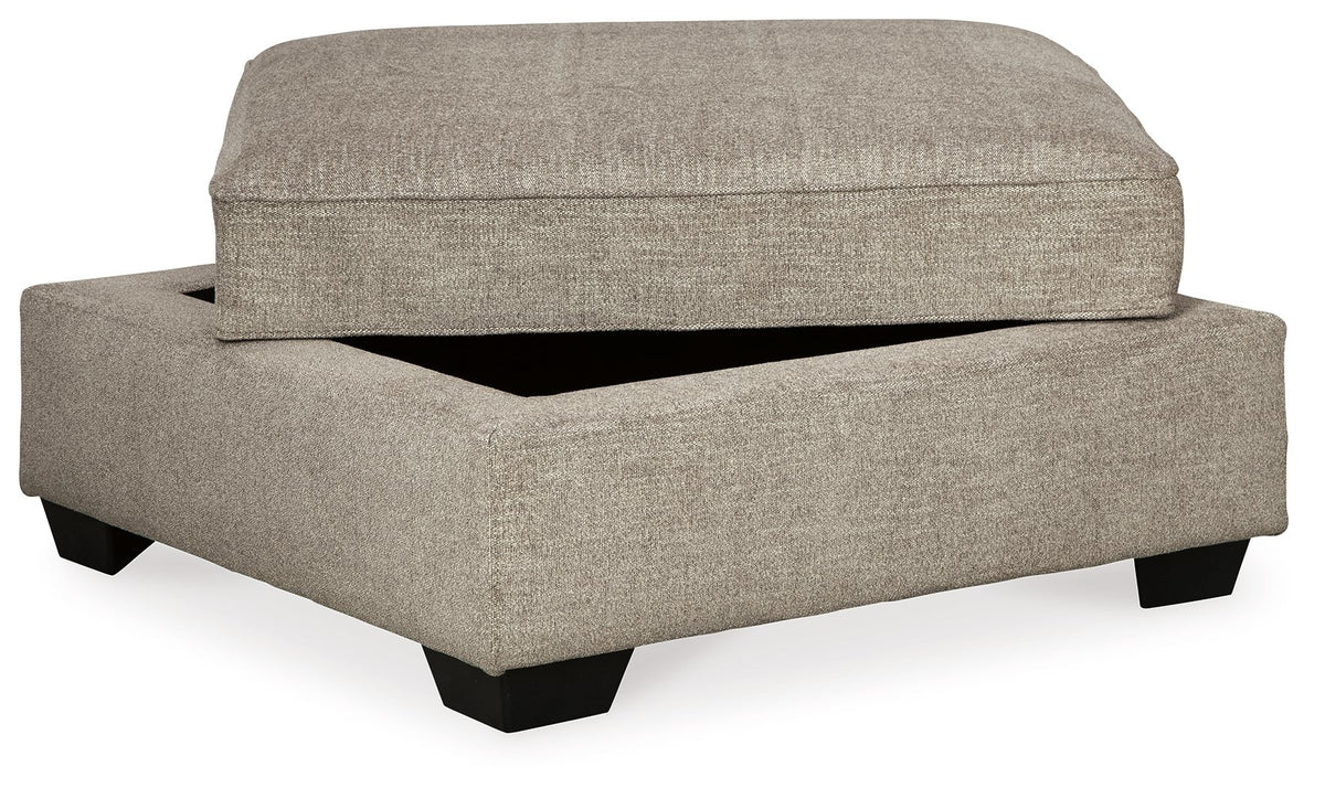 Bovarian - Ottoman With Storage - Stone by Ashley – view 3