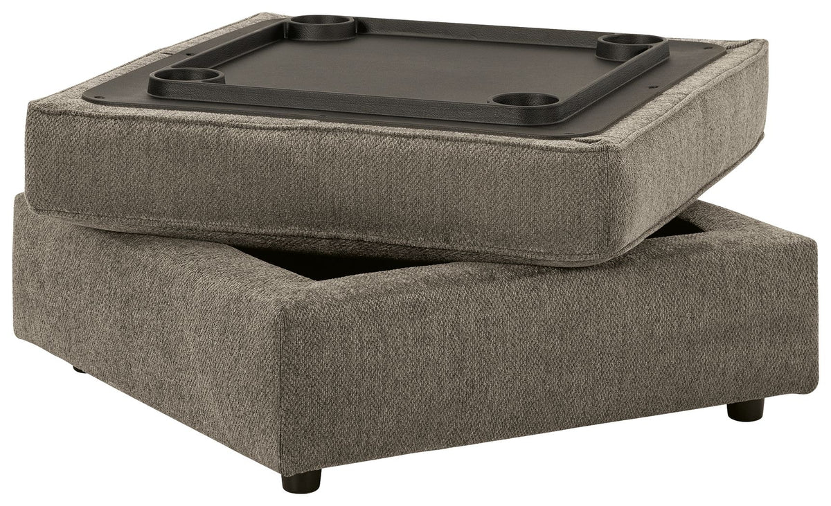 O'Phannon - Ottoman With Storage - Putty by Ashley – view 4