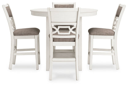 Erinberg - Dining Room Counter Table Set (Set of 5) - Antique White by Ashley – view 3