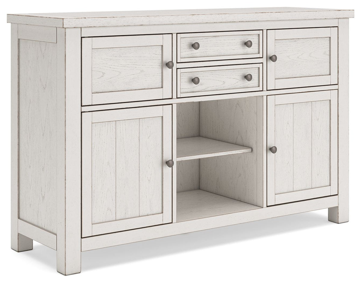 Robbinsdale - Dining Room Server - Antique White by Ashley – Servers