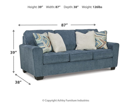 Cashton - Sofa - Blue by Ashley – view 3