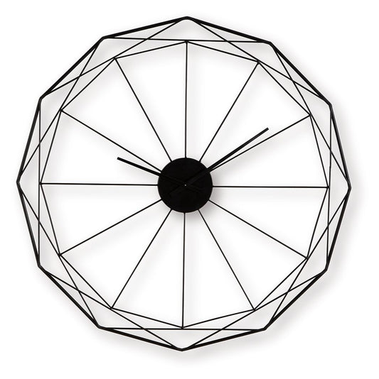 Arkthorne - Wall Clock - Black by Ashley – Wall Clocks