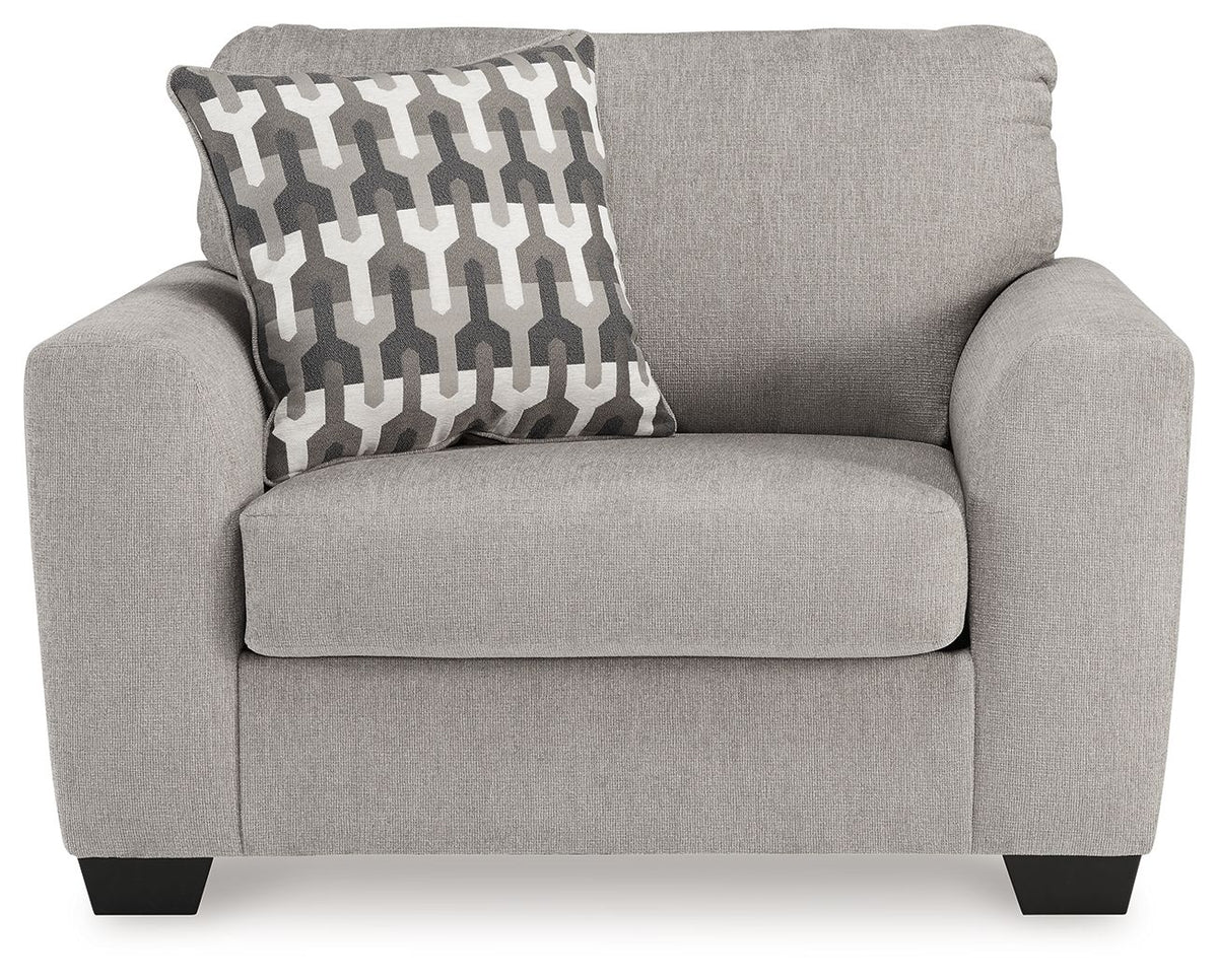 Avenal Park - Chair And A Half - Flannel by Ashley – view 3