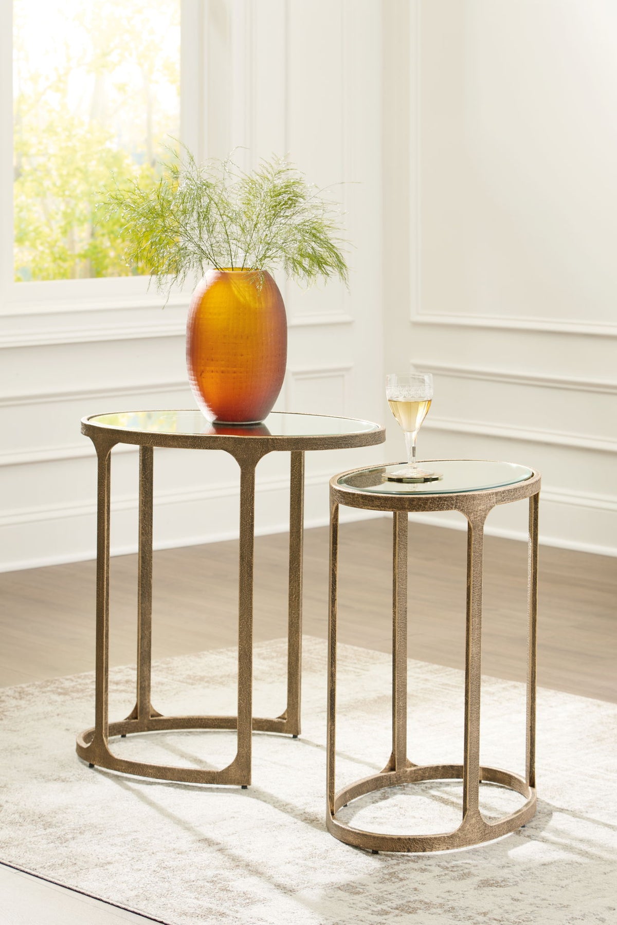 Irmaleigh - Accent Table Set (Set of 2) - Antique Black by Ashley – view 4