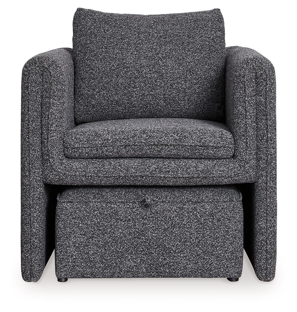 Vreni - Accent Chair - Charcoal / Black by Ashley – view 3