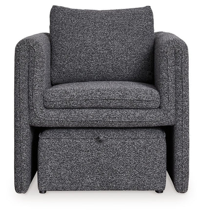 Vreni - Accent Chair - Charcoal / Black by Ashley – view 3