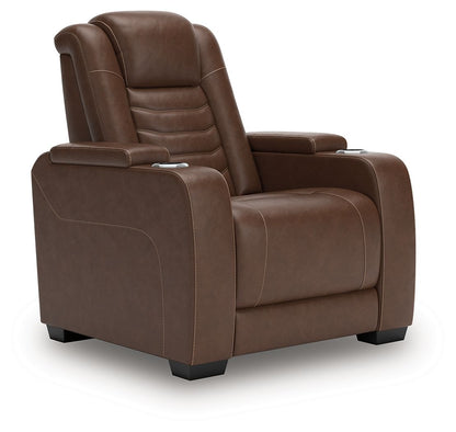 High Impact - Power Recliner / Adj Headrest - Tobacco by Ashley – Reclining Chairs