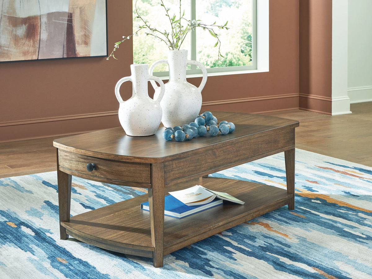 Burkbyer - Rectangular Table by Ashley – view 6