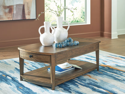 Burkbyer - Rectangular Table by Ashley – view 6