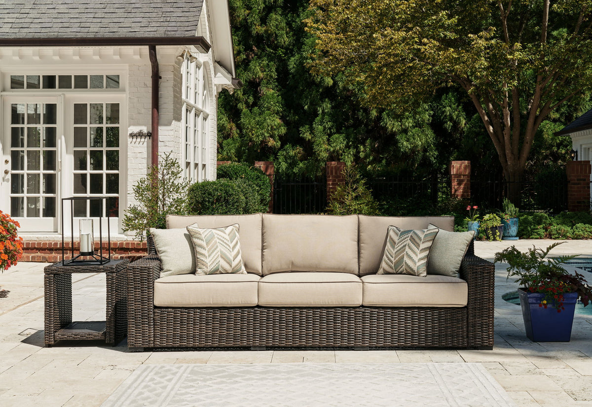 Coastline Bay - Sofa With Cushion - Brown by Ashley – view 4