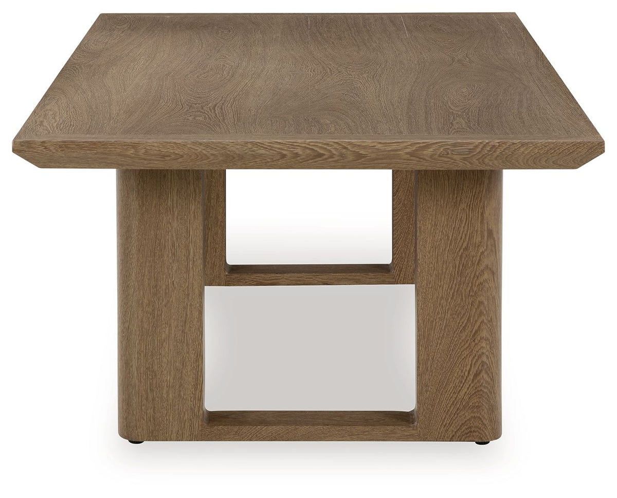 Serene Bay - Rectangular Cocktail Table - Dark Brown by Ashley – view 3