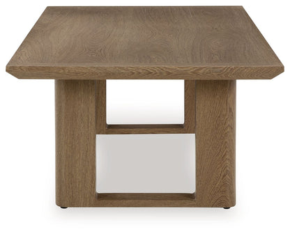 Serene Bay - Rectangular Cocktail Table - Dark Brown by Ashley – view 3