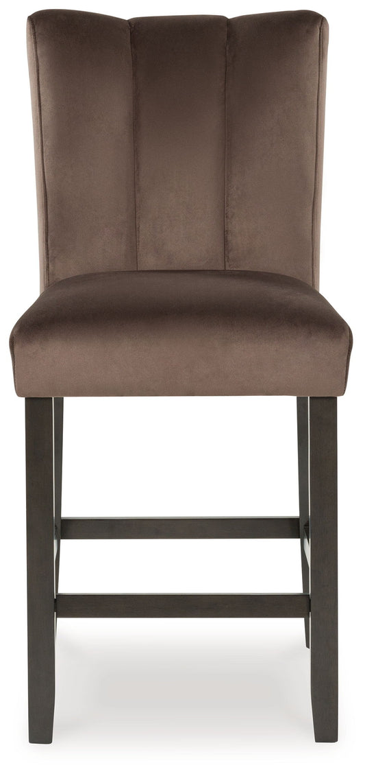 Jeshina - Upholstered Barstool (Set of 2) - Mocha