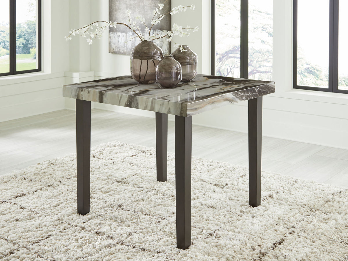 Jeshina - Square Dining Room Counter Table - Dark Brown / Beige by Ashley – view 3