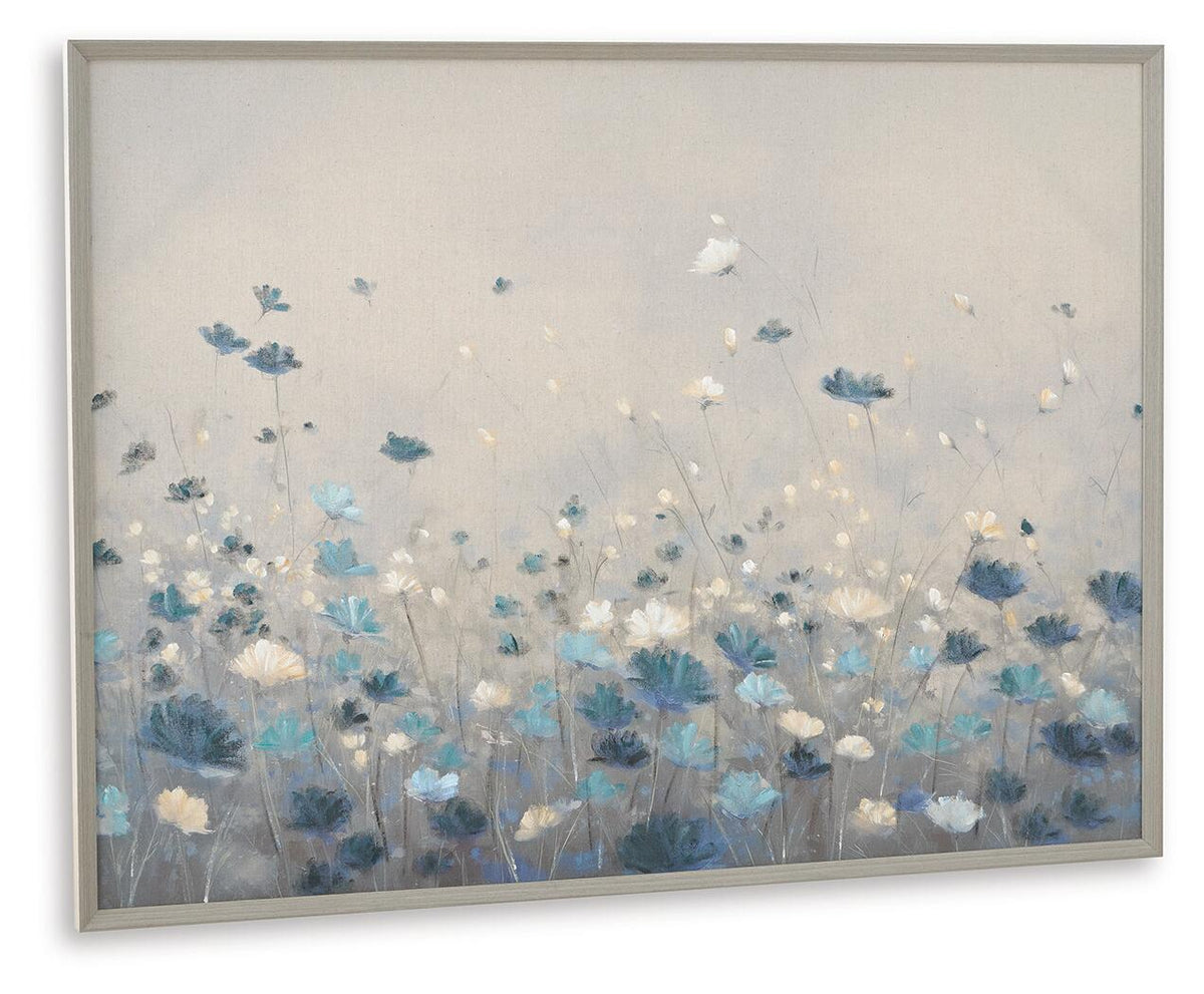 Claydale - Wall Art - Gray / Blue / White by Ashley – view 3