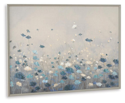 Claydale - Wall Art - Gray / Blue / White by Ashley – view 3