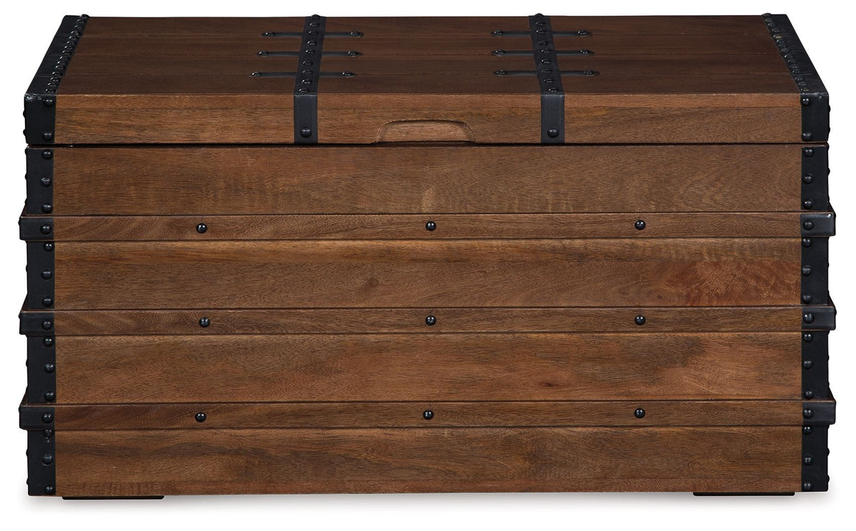 Kettleby - Storage Trunk - Brown by Ashley – view 3