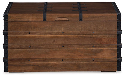 Kettleby - Storage Trunk - Brown by Ashley – view 3