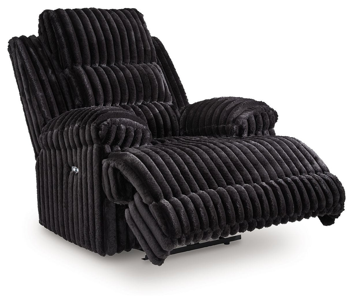 Rhine Falls - Zero Wall Power Recliner - Onyx by Ashley – view 4