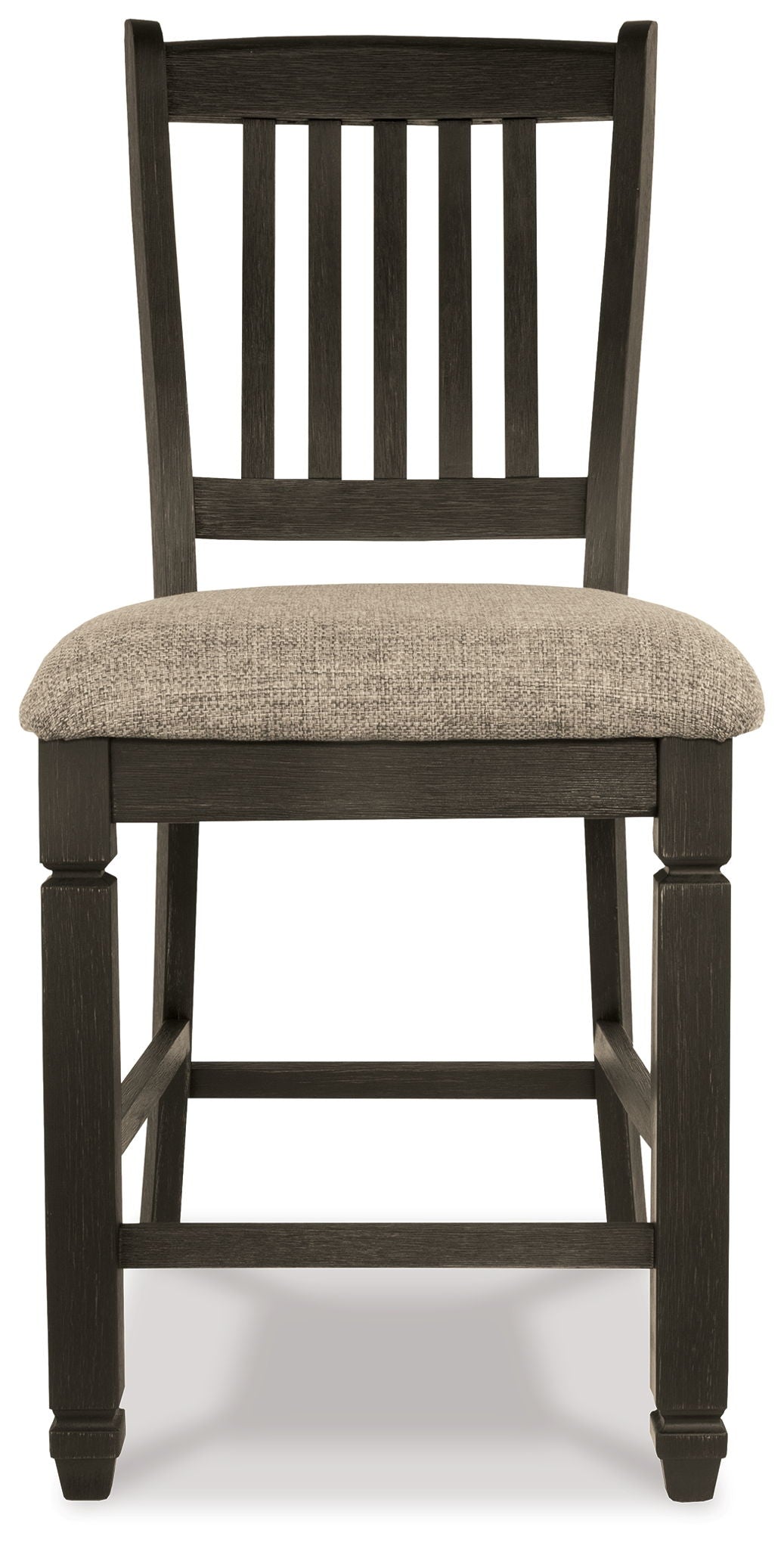 Tyler Creek - Upholstered Barstool (Set of 2) - Black / Grayish Brown by Ashley – view 4