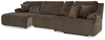 Top Tier - 4 Piece Reclining Sectional by Ashley – Reclining Sectionals
