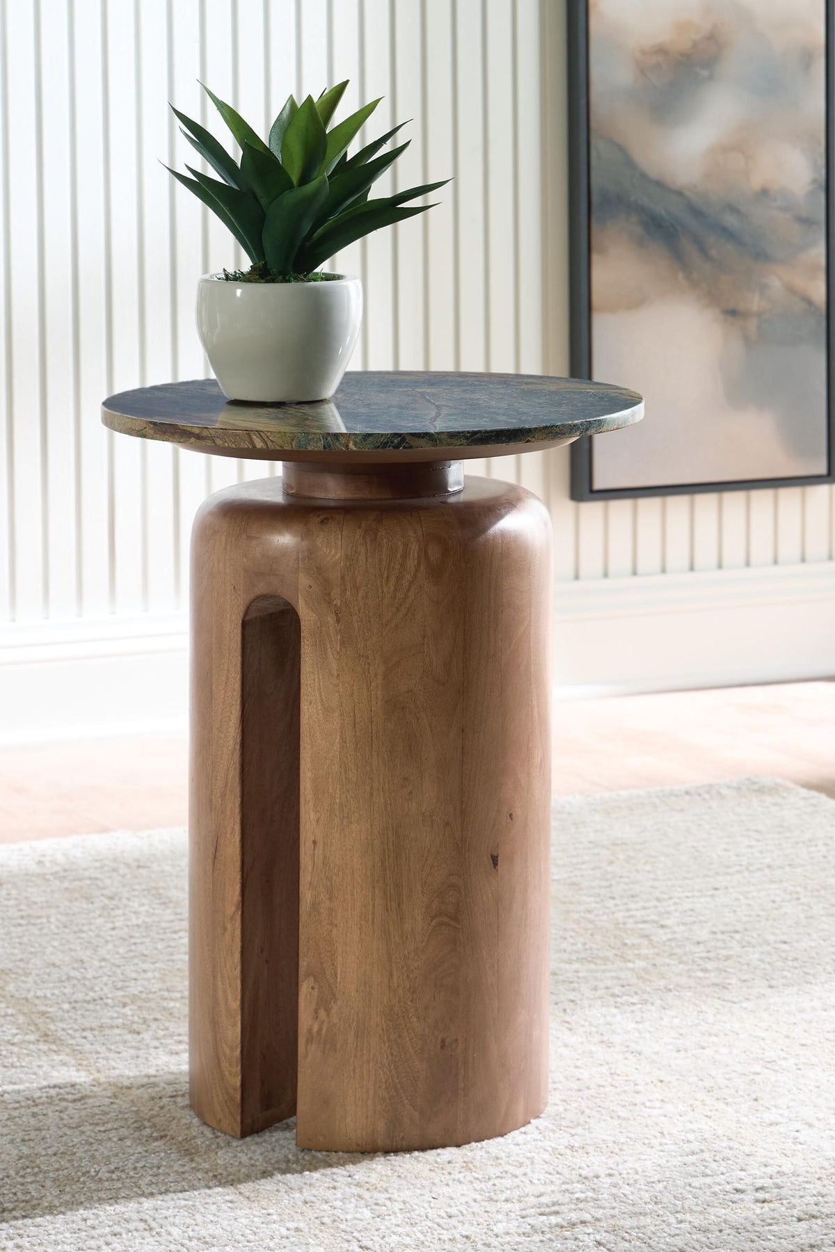 Caplow - Accent Table - Brown / Green by Ashley – view 3