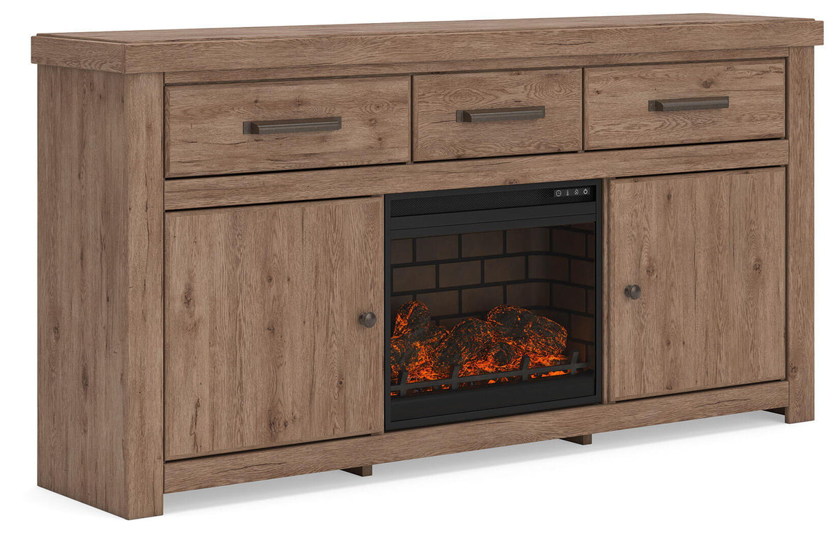 Garistyn - TV Stand With Fireplace Option – view 19