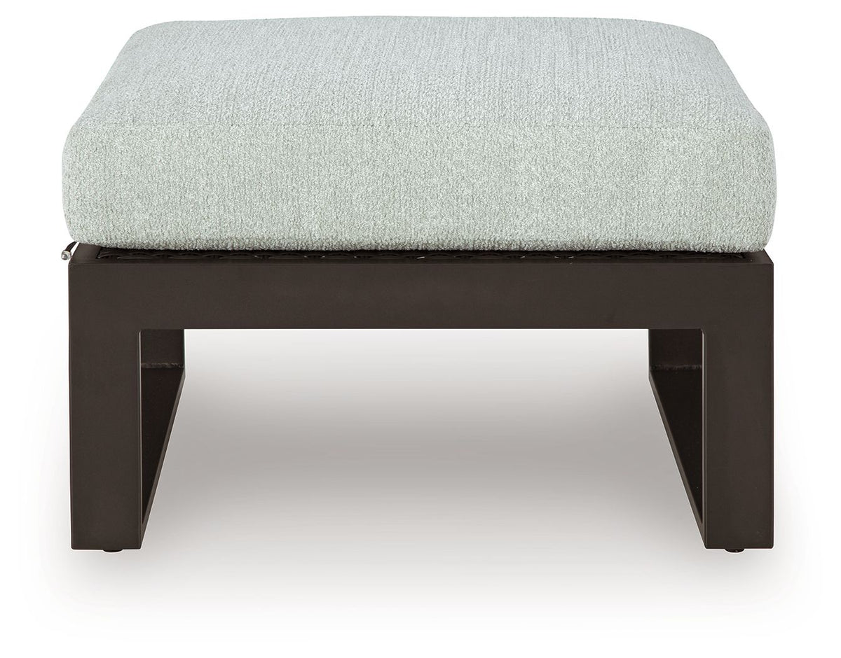 Beachloft - Ottoman With Cushion - Black / Gray by Ashley – view 4