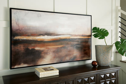 Drewland - Wall Art - Black / Brown / Orange by Ashley – view 3