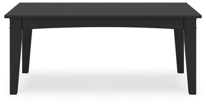 Hyland Wave - Rectangular Cocktail Table by Ashley – view 6