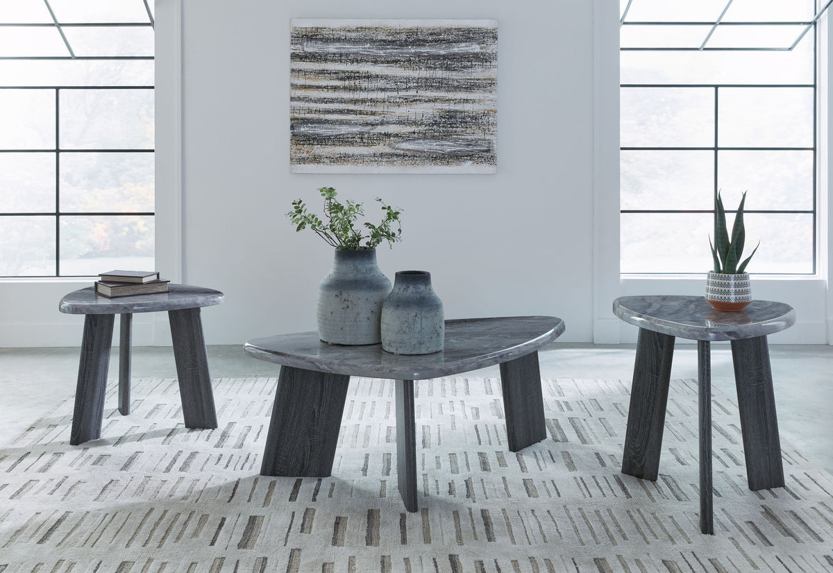Bluebond - Occasional Table Set (Set of 3) - Gray by Ashley – view 2