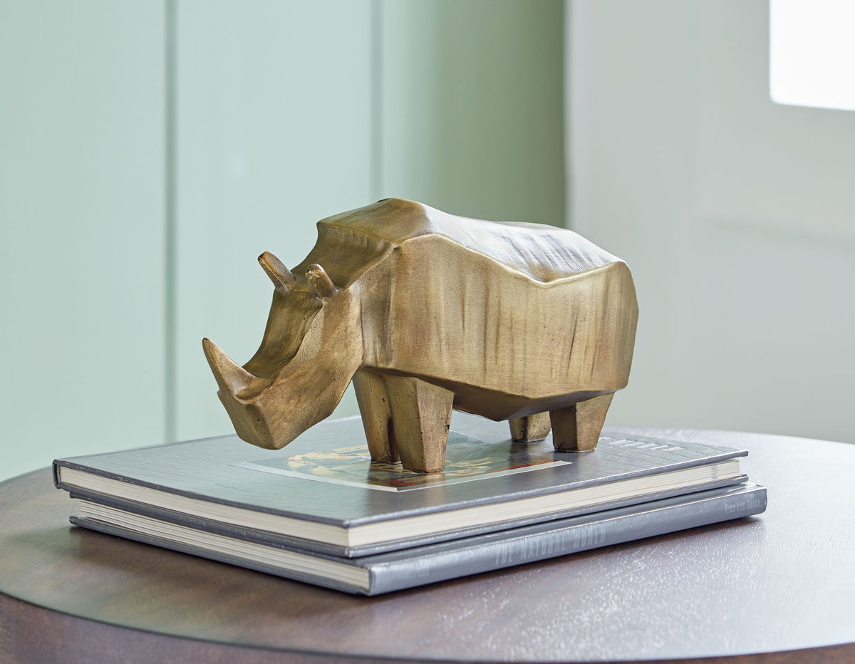 Gentwell - Sculpture - Antique Gold Finish by Ashley – view 2