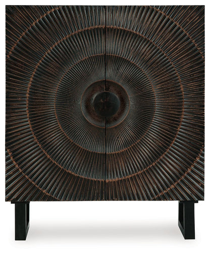 Fosterman - Accent Cabinet - Distressed Black by Ashley – view 3