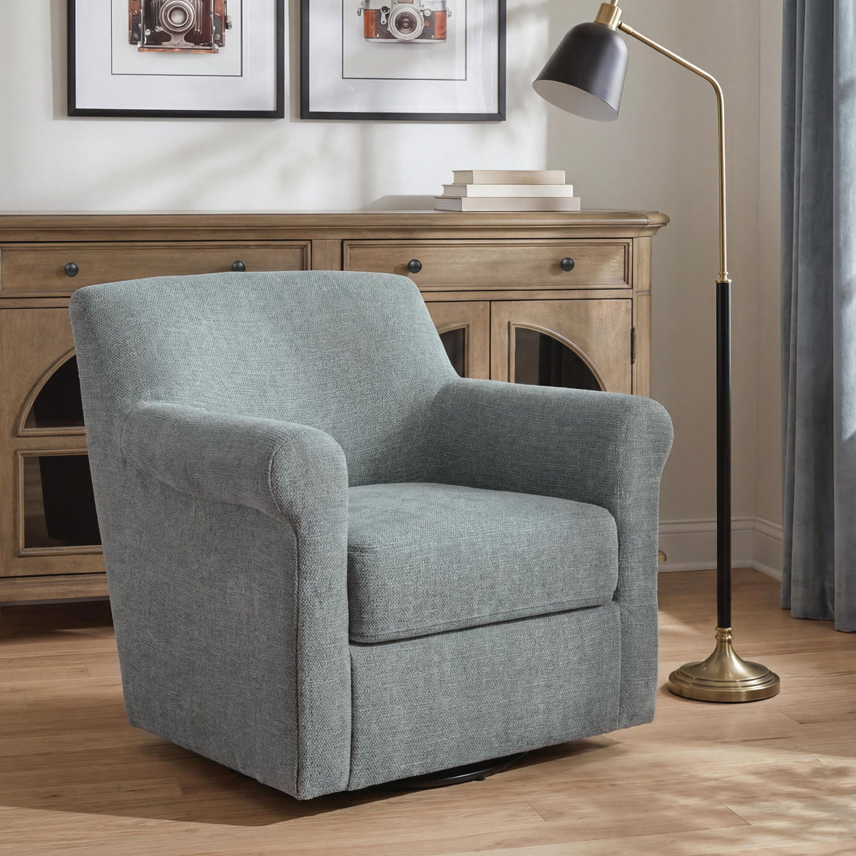 Horlando - Swivel Accent Chair - Oxford by Ashley – view 4