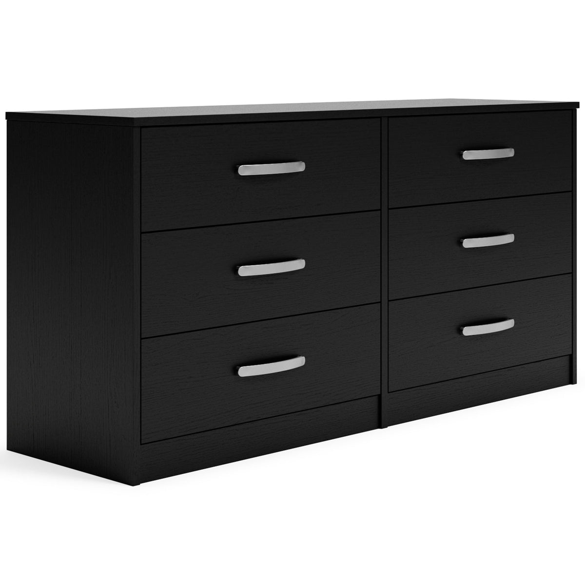 Finch - Six Drawer Dresser - Black by Ashley – Dressers